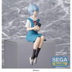 REBUILD OF EVANGELION - Rei Ayanami Evangelion New Theatrical Edition PM Perching Sega PVC Figure 14 cm