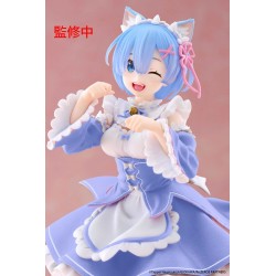 RE: ZERO - Rem Cat Maid Ver. Renewal Coreful Taito PVC Figure 18 cm