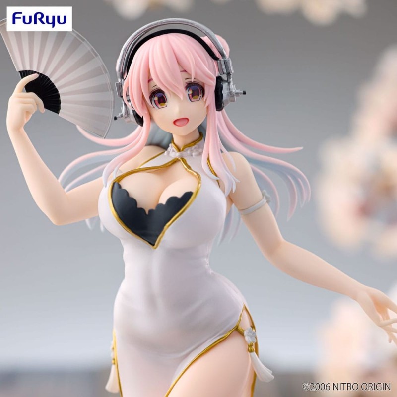 SUPER SONICO - White China Dress Ver. Trio-Try-iT Furyu PVC Figure 21 cm