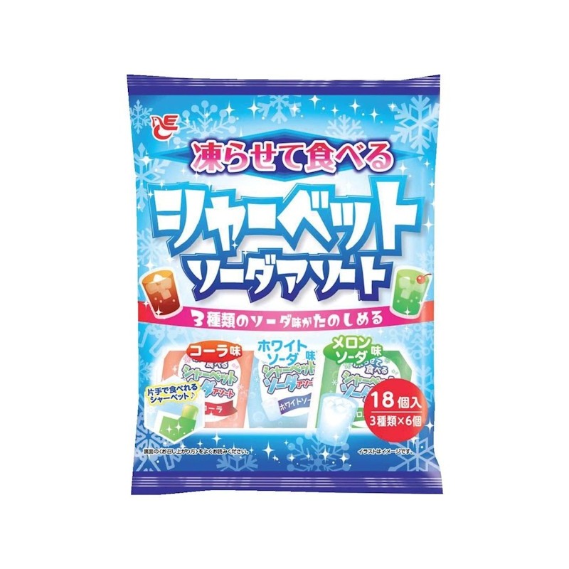 Frozen Soda Sorbet - DIY Assorted Fruit-Flavored Sorbet (Japan)