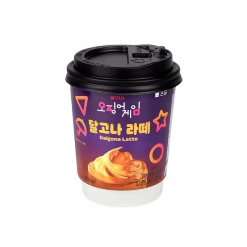 SQUID GAME Dalgona Latte - Caffè Coreano Ispirato alla Serie Netflix