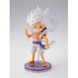 ONE PIECE - Monkey D. Luffy Gear 5 World Collactable Figures x S.H. Figuarts Action Figure 8 cm