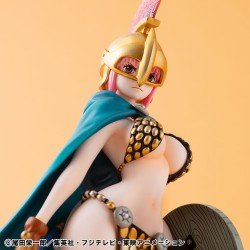 ONE PIECE - Gladiator Rebecca Sailing Again Super Limited Reprint Ver. P.O.P MegaHouse PVC Figure 22 cm