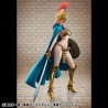 ONE PIECE - Gladiator Rebecca Sailing Again Super Limited Reprint Ver. P.O.P MegaHouse PVC Figure 22 cm