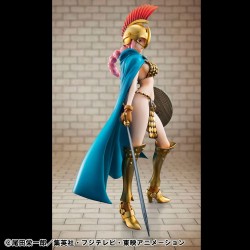 ONE PIECE - Gladiator Rebecca Sailing Again Super Limited Reprint Ver. P.O.P MegaHouse PVC Figure 22 cm