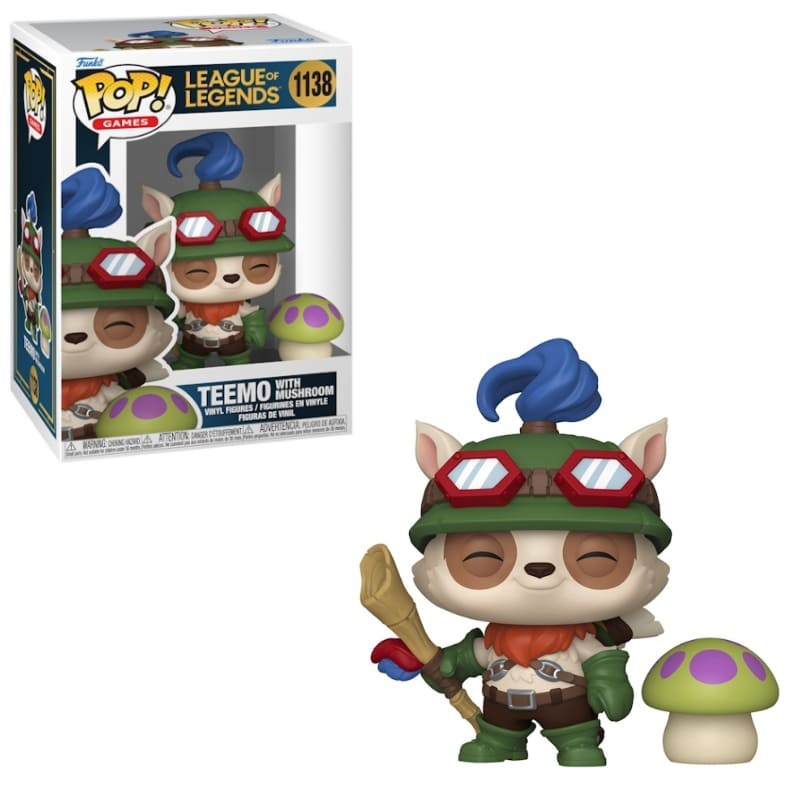 LEAGUE OF LEGENDS - Teemo with Mushroom Funko Pop 1138