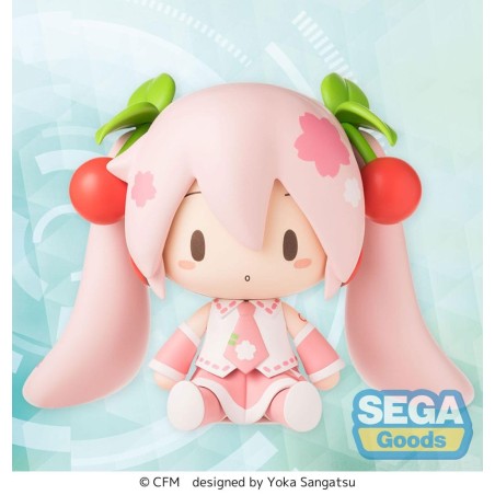 CHARACTER VOCAL SERIES 01: HATSUNE MIKU – Sakura Miku Fuwa Petit Sega Chibi Figure 8 cm