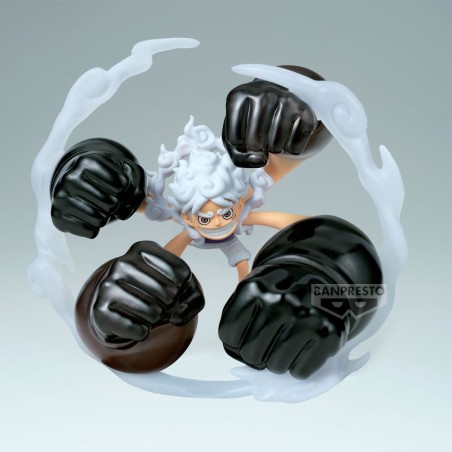 ONE PIECE - Monkey D.Luffy Gear 5 Gum Gum Dawn Gatling World Collectable Figure Special  Banpresto PVC Figure 12 cm