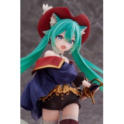 HATSUNE MIKU - Hatsune Miku Puss in Boots Wonderland Taito PVC Figure 18 cm