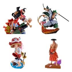 ONE PIECE - Logbox Re Birth Wano Kuni Vol.1 Set Petitrama Mini Megahouse PVC Figure 9 cm