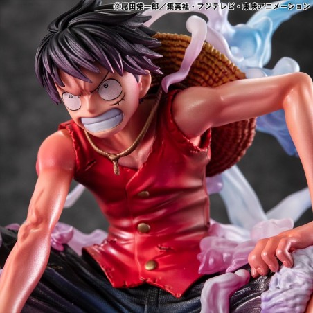 ONE PIECE - Monkey D. Luffy Gear 2 Limited Edition P.O.P. Megahouse PVC Figure 19 cm