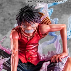 ONE PIECE - Monkey D. Luffy Gear 2 Limited Edition P.O.P. Megahouse PVC Figure 19 cm