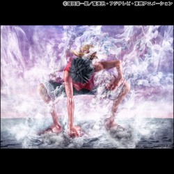 ONE PIECE - Monkey D. Luffy Gear 2 Limited Edition P.O.P. Megahouse PVC Figure 19 cm