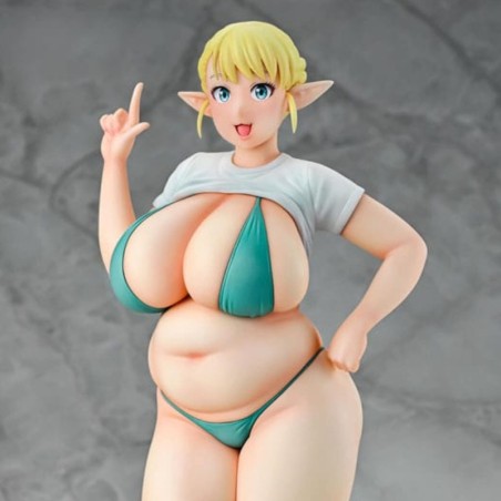 PLUS-SIZED ELF - Elfuda 1/7 Q-Six PVC Figure 26 cm