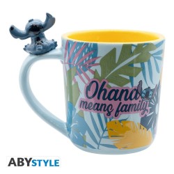 DISNEY - Mug 3D handle - Hawaiian Stitch 460 ml