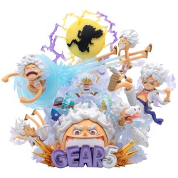 ONE PIECE - Monkey D.Luffy Gear 5 Special Diorama S.H. Figuarts World Collectable Figure Premium Bandai 21 cm