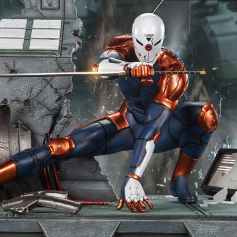 METAL GEAR SOLID - Cyborg Ninja Gray Fox Statue First 4 Figures PVC Figure 41 cm