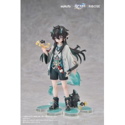 HONKAI: STAR RAIL - Dan Heng / Imbibitor Lunae Ver. Rise Up Chibineko Series Ribose PVC Figure 19 cm