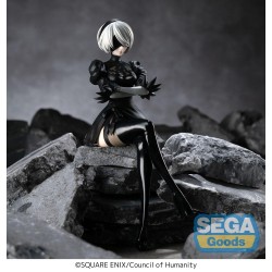 NIER:AUTOMATA VER1.1A - 2B PM Perching Sega PVC Figure 13 cm