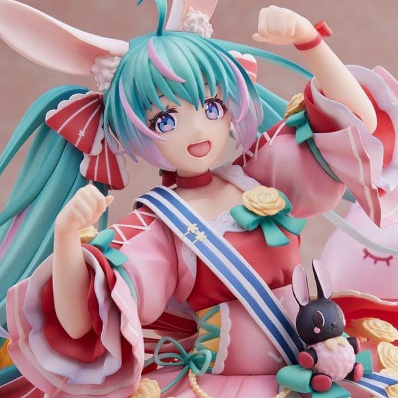 HATSUNE MIKU - Birthday 2021 Pretty Rabbit Ver. 1/7 Spiritale Square-Enix PVC Figure 21 cm