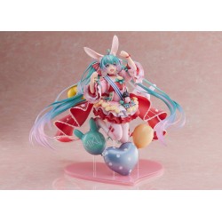 HATSUNE MIKU - Birthday 2021 Pretty Rabbit Ver. 1/7 Spiritale Square-Enix PVC Figure 21 cm