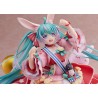 HATSUNE MIKU - Birthday 2021 Pretty Rabbit Ver. 1/7 Spiritale Square-Enix PVC Figure 21 cm