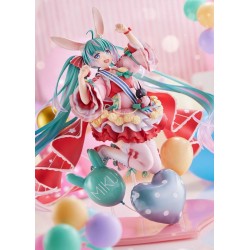HATSUNE MIKU - Birthday 2021 Pretty Rabbit Ver. 1/7 Spiritale Square-Enix PVC Figure 21 cm