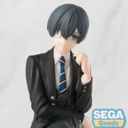 BLACK BUTLER: BOARDING SCHOOL ARC - Ciel Phantomhive PM Perching Sega PVC Figure 14 cm