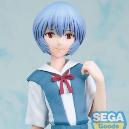 REBUILD OF EVANGELION - Rei Uniform Ver. Evangelion New Theatrical Edition High Premium Sega PVC Figure 20 cm