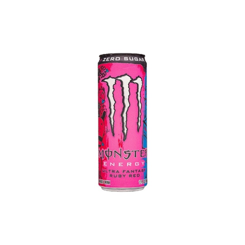 Monster Energy Ultra Fantasy Ruby Red 500 ml - Bibita energetica al pompelmo Zero Zuccheri