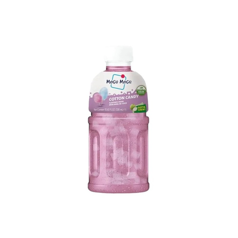 Mogu Mogu Zucchero Filato 320 ml - bevanda al gusto di zucchero filato e nata de coco
