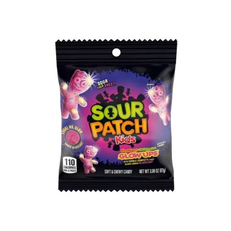 Sour Patch Kids Glow Ups - Glowing Gummy Candies 87g
