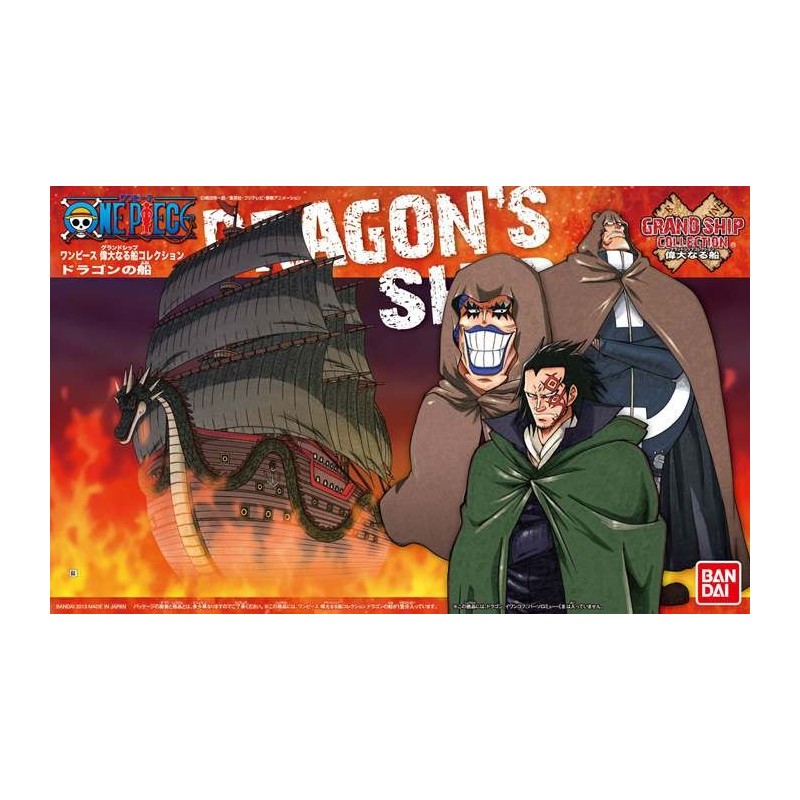 ONE PIECE - Dragon Ship - Armata dei rivoluzionari - Grand Ship Collection Bandai Model Kit