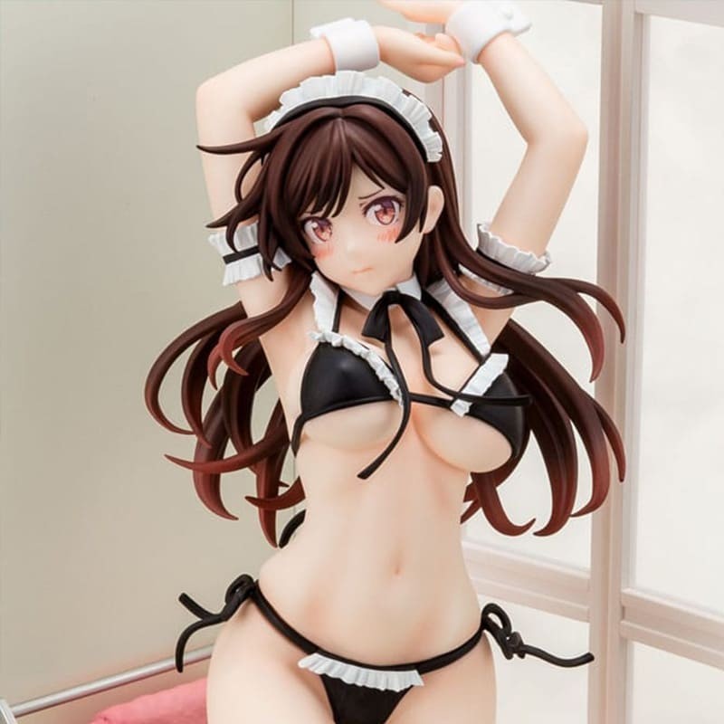 RENT A GIRLFRIEND - Chizuru Mizuhara Maid Bikini ni Okigae 1/6 Hakoiri Musume Inc. PVC Figure 30 cm