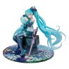 MOBILE SUIT GUNDAM X HATSUNE MIKU - Hatsune Miku x OO Gundam 45th Anniversary Lucrea Megahouse PVC Figure 17 cm