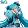MOBILE SUIT GUNDAM X HATSUNE MIKU - Hatsune Miku x OO Gundam 45th Anniversary Lucrea Megahouse PVC Figure 17 cm