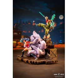 LEAGUE OF LEGENDS - 2XKO Ekko & Ahri Diorama 1/10 Pure Arts PVC Figure 30 cm