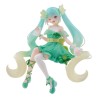 HATSUNE MIKU - Hatsune Miku Lime Ver. Noodle Stopper Furyu PVC Figure 14 cm