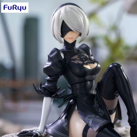 NIER: AUTOMATA VER1.1A - 2b YoRHa No.2 Type B Noodle Stopper Furyu PVC Figure 13 cm