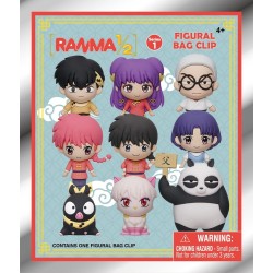 RANMA 1/2 - 3D PVC Bag Clip Series 1 (1 clip casuale)
