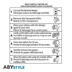 JUJUTSU KAISEN - Tatuaggi Tattoos 15x10cm