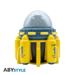 DRAGON BALL - Tazza 3D con coperchio Time Machine 350 ml