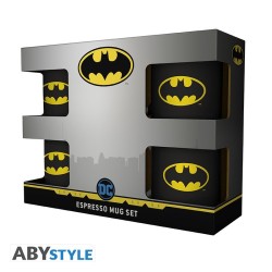 DC COMICS - Set 4 tazze da espresso Batman Iconic