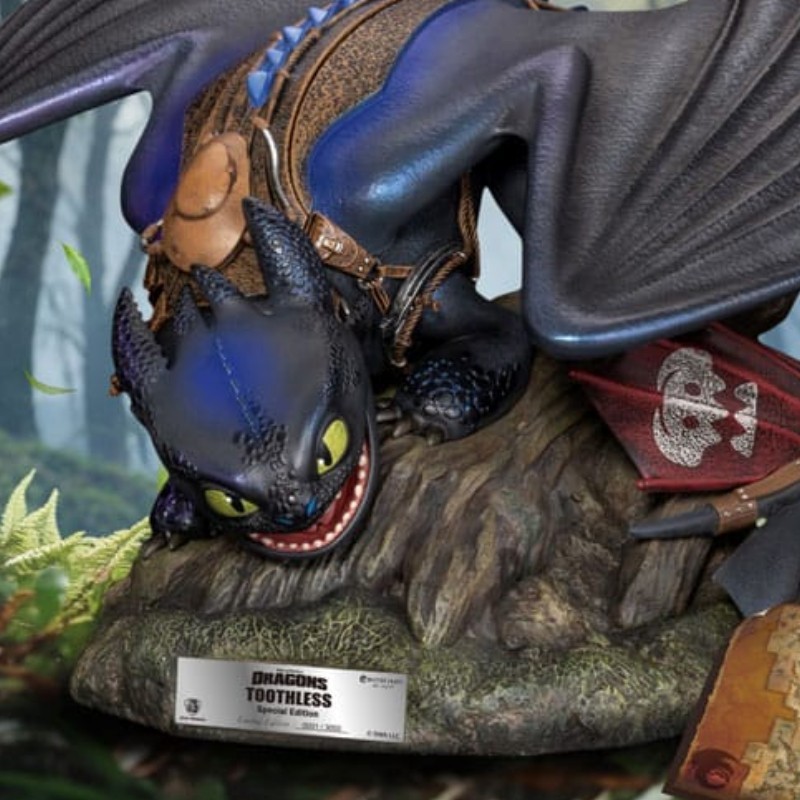 HOW TO TRAIN YOUR DRAGON - Toothless Master Craft Beast Kingdom Toys PVC Figure 38 cm