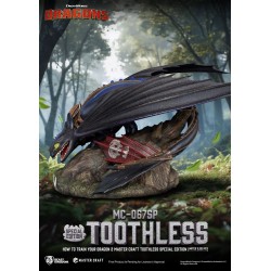 HOW TO TRAIN YOUR DRAGON - Toothless Master Craft Beast Kingdom Toys PVC Figure 38 cm