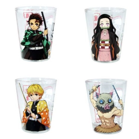 DEMON SLAYER - Shot Glasses 4-Pack Group 59 ml