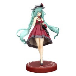 HATSUNE MIKU - Hatsune Miku Outing Dress Red Color Ver. Trio-Try-iT Furyu PVC Figure 19 cm