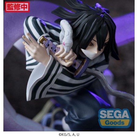 DEMON SLAYER: KIMETSU NO YAIBA - Obanai Iguro Hashira Training Arc Xross Link Anime Sega PVC Figure 14 cm