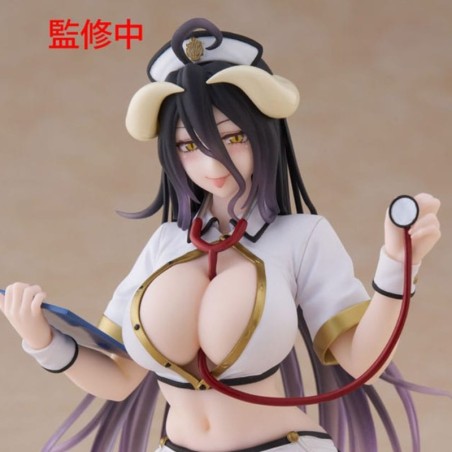 OVERLORD - Albedo Nurse Ver. Renewal Desktop Cute Taito PVC Figure 13 cm