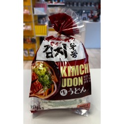 Kimchi Udon Noodles (3 porzioni) – Noodles istantanei con zuppa al gusto piccante di kimchi 213 g (Corea)